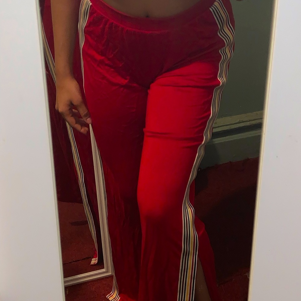 UltraFlirt Flared Pants with Slit